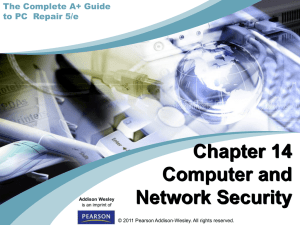 Computer and Networking Security