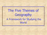 The Five Themes of Geography