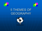 5 themes of geography