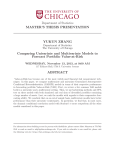 Comparing Univariate and Multivariate Models to Forecast Portfolio Value-at-Risk