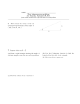 right triangle trig problems