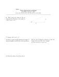 first trigonometry exercises