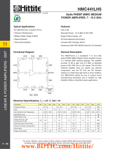 HMC441LH5 数据资料DataSheet下载