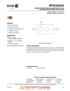 RFVC1803C 数据资料DataSheet下载