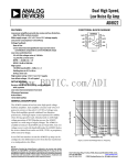 运算放大器系列AD8022 数据手册DataSheet 下载