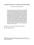 International financial risk, investment and growth in Nigeria: