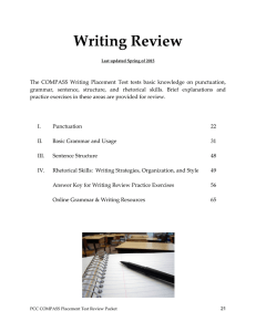 Writing Review