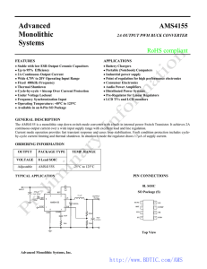 AMS4155 数据手册DataSheet 下载