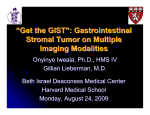 Get the GIST : Gastrointestinal Stromal Tumor on Multiple Imaging Modalities