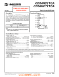 CD54HC21/3A CD54HCT21/3A Dual 4-Input AND Gate Functional Diagram