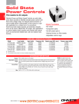 Solid State Power Controls PCA models for AC outputs