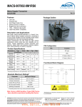 MACS-007802-0M1RS0 Stereo Doppler Transceiver 24.125 GHz