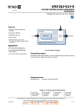 UMJ-910-D14-G VOLTAGE CONTROLLED OSCILLATOR FOR IF CONVERSION Features