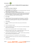 Test Procedure for the CAT4106AGEVB Evaluation Board