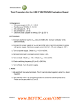 Test Procedure for the CS5171BSTGEVB Evaluation Board