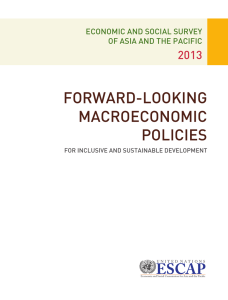 FORWARD-LOOKING MACROECONOMIC POLICIES 2013