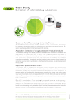 Case Study Extraction of potential drug substances Customer: Paris Pharmacology University, France