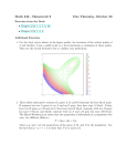 Math 242 - Homework 9 Due Thursday, October 30