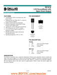 DS1816 3.3V EconoReset with Open Drain Output FEATURES