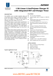 EUP8095  1.5A Linear Li-Ion/Polymer Charger IC with Integrated FET and Charger Timer