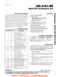 Evaluates:  MAX1951/MAX1952 MAX1951 Evaluation Kit General Description Features