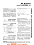 Evaluates:  MAX4104/MAX4105/MAX4304/MAX4305 MAX4104 Evaluation Kit ________________General Description ____________________________Features