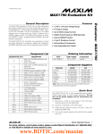 Evaluates:  MAX1790 MAX1790 Evaluation Kit General Description Features