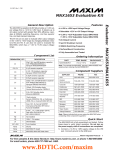 Evaluates:  MAX1653/MAX1655 MAX1653 Evaluation Kit General Description Features