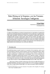 Data Mining en la Empresa y en las Finanzas Resumen Richard Weber