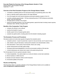 Four-star Plants! An Overview of the Chicago Botanic Garden’s Trials