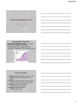 The Human Population Part 2 Demographic Transition 11/25/2014