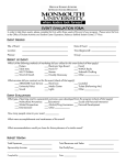 EVENT EVALUATION FORM