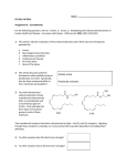 Name  ______________________________ CH 204, Fall 2014  Assignment 9 – Cannabinoids