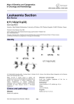 Leukaemia Section t(11;14)(q13;q32) Atlas of Genetics and Cytogenetics in Oncology and Haematology