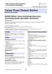 Cancer Prone Disease Section WAGR (Wilms' tumor/aniridia/genitourinary anomalies/mental retardation syndrome)