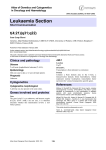 Leukaemia Section t(4;21)(q31;q22) Atlas of Genetics and Cytogenetics in Oncology and Haematology