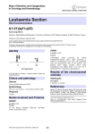 Leukaemia Section t(1;21)(q21;q22) Atlas of Genetics and Cytogenetics in Oncology and Haematology