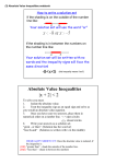 How to write a solution set If the shading is on the outside of the number  line like: 