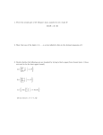 1. Prove the second part of De Morgan’s Laws, namely... A ∪ B = A ∩ B.