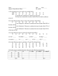 Name __________________________  Date _____ Class _____ Quarter 2 Exam Review Sheet