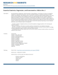 Essential Statistics, Regression, and Econometrics. Edition No. 2 Brochure