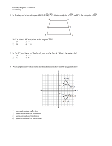 Geometry Regents Exam 0110 www.jmap.org 1 In the diagram