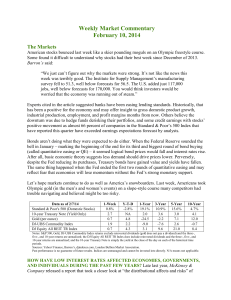 Weekly Commentary 02-10-14 PAA