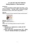 Building Monomers of Macromolecules