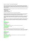 Summary for Chapter 12 – Water and the Major Minerals