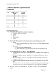 Answers to End-of-Chapter Materials