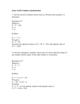 What About Nonlinear Optimization? Read Ch. 10