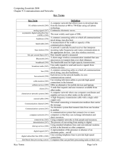 Terms and QuesAnswers Chap009