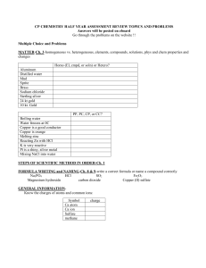 MATTER-Ch. 3-homogeneous vs. heterogeneous, elements