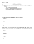 Cell Division Study Guide: